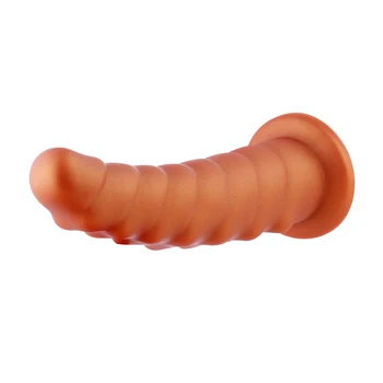 Hismith Golden Dragon Tail 10.08 Inch Silicone Dildo, Suction Cup Dildo for Women and Men Realistic Dildo Sex Toy 4