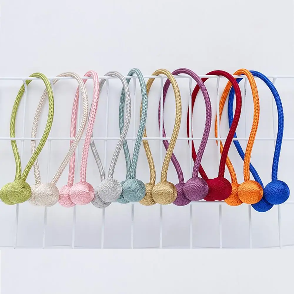 

Magnetic Ball Curtain Tiebacks Tie Backs Holdbacks Buckle Clips Accessory Curtain Tieback