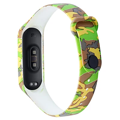 Цветной силиконовый ремешок с принтом для Mi Band 3 4, ремешок для Miband 3 4, спортивный сменный смарт-браслет, браслет - Цвет: I