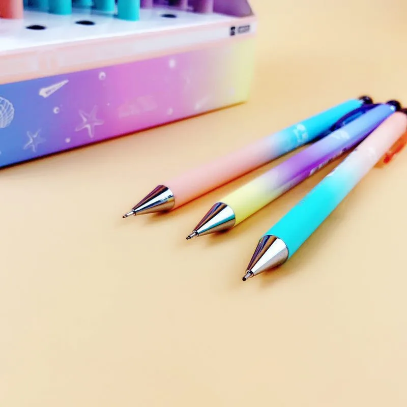 

1PCS Cute Kawaii Moon Star Plastic Mechanical Pencil Creative Sky Automatic Pens For Kids Writing School Supplies Stationery