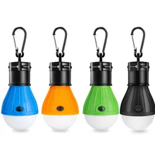 

4 Colors Outdoor Hanging Tent Lamp Emergency Mini LED Bulb Light Camping Lantern for Mountaineering Activities Hiking Lights