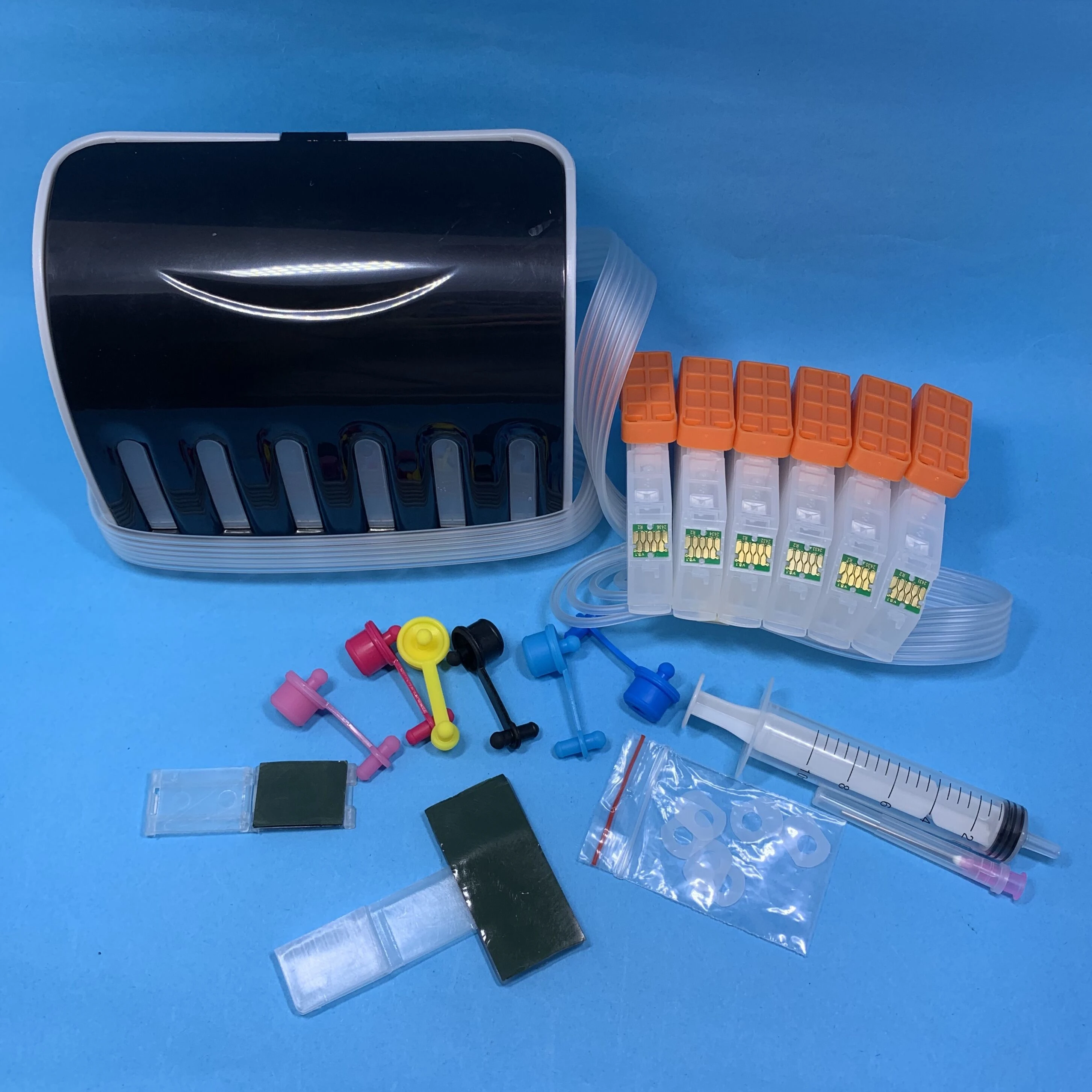 YOTAT СНПЧ T2431XL чернильный картридж T2431-T2436 для Epson XP-750 XP-850 XP-950 XP-760 XP-860 XP-55(Европа