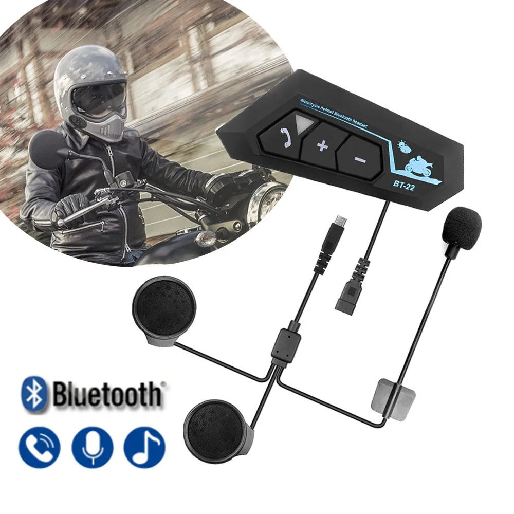 Переговорное bluetooth-устройство для 5 0 мотоциклетного шлема Беспроводной Hands-Free