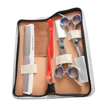 

5pcs Professional Hair Cutting Scissor Hair Shearing Scissors Hairdressing Scissors Barber Thinning Scissors Hairdresser Haircut