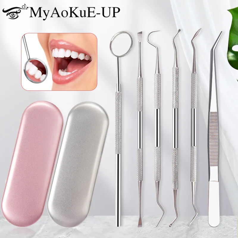 Spatula Scaler Cleaning-Tools Dental-Mirror Dental-Laboratory-Equipment Oral-Care Dentist-Gift