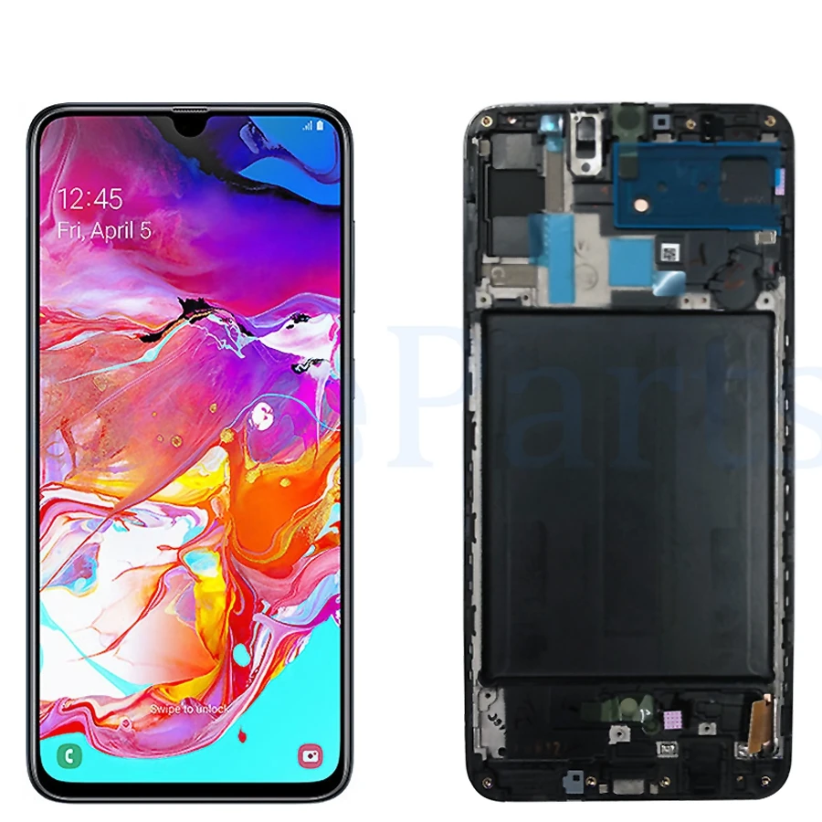 Для samsung Galaxy A70 ЖК-дисплей с рамкой сенсорный экран дигитайзер в сборе для samsung A70 lcd A70 A705 A705F SM-A705F
