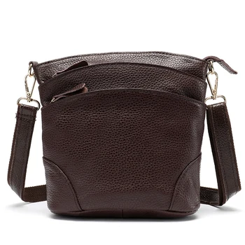 

Sewn Line Small Square Bag Personalized Fashion Shoulder Bag Leather Trend Women's Crossbody Bag Coffee