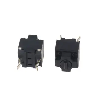 

5Pcs Original Mouse Square Micro Switch Button EVQP0E07K Baolei Shark IE4.0 Black Spots 6x6x7.45 R2JB