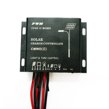

PowMr Solar Charge Controller 10A 20A Waterproof 12V 24V Auto LED Light& Time Control Solar Regulator for DC Solar Street Light