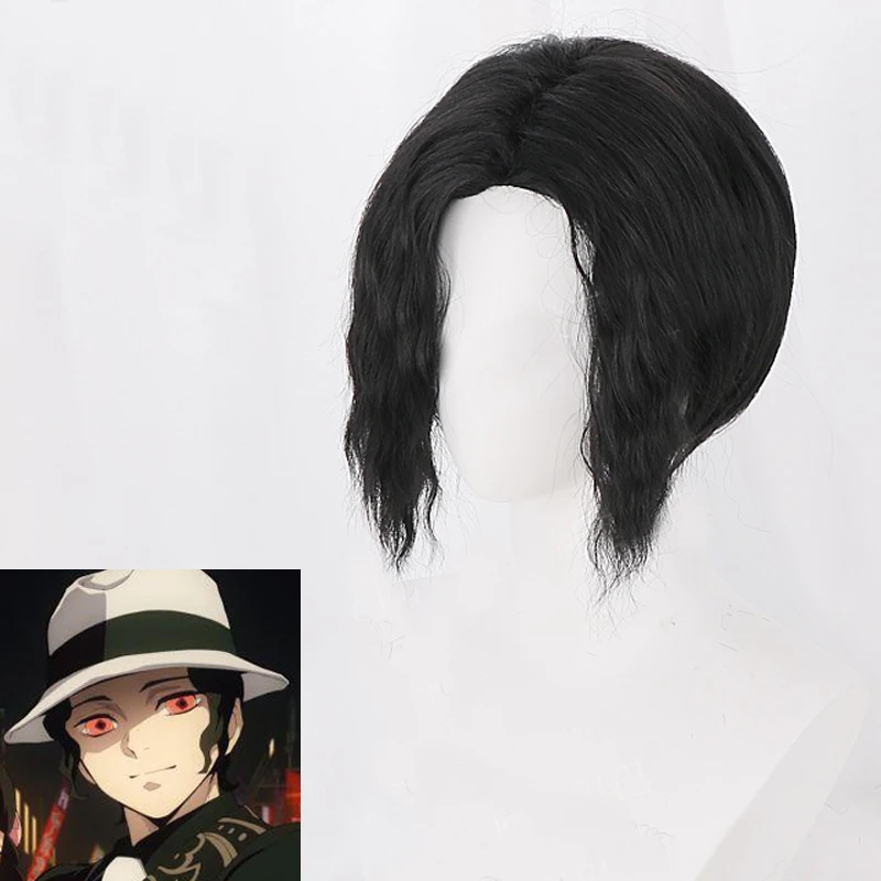 Демон убийца: Kimetsu без Yaiba камадо Tanjirou Nezuko парик для косплея реквизит на Хэллоуин hallowen модель Agatsuma Zenitsu парики - Цвет: style 12