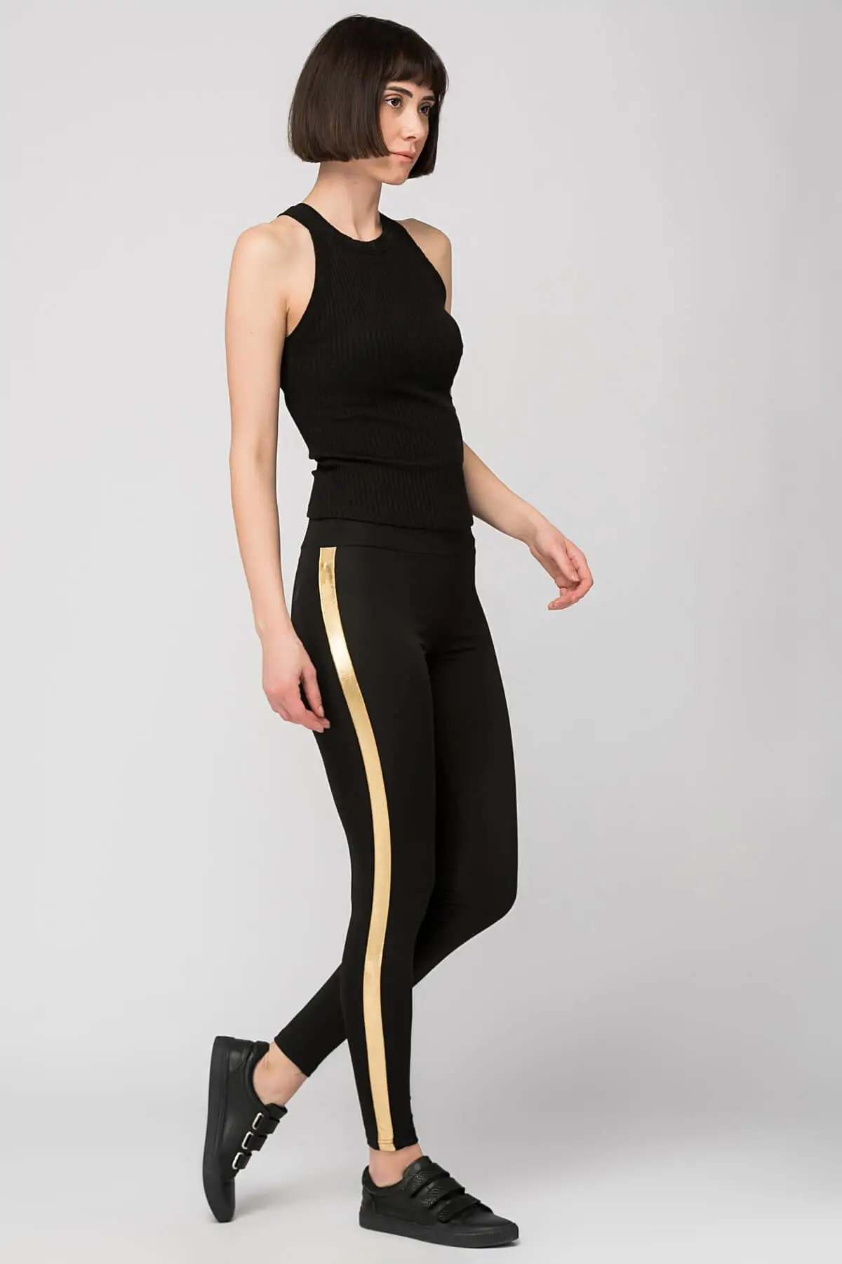 Dewberry женские черные Leggings-2160001Z6466 | Женская одежда