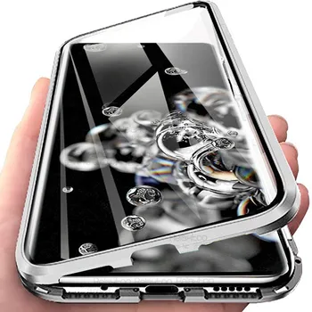 

For samsung s20 ultra case 360° Full Cover Magnetic Flip Case For galaxy s20 plus s20+ s 20 Double-sided Glass protective coque