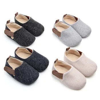 

Baby First Walkers Foot Protection Children Soft Bottom Summer Autumn Boy 0-6-12 Months Non-Slip English Baby Home Toddler Shoes