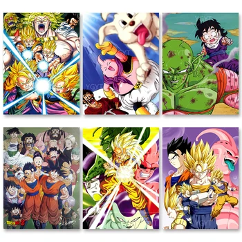 

Home Decor 5D Diamond Dragon Ball Embroidery Painting Full Round Drill Japan Cartoon Role Cross Stitch Picture Handmade Wall Art
