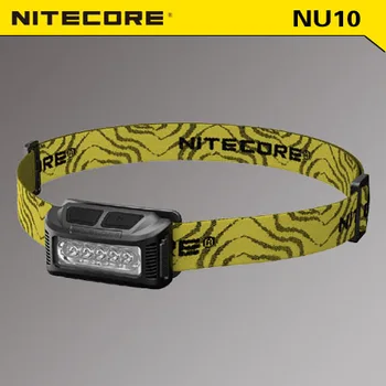 

NITECORE NU10 Rechargeable Headlight max 160 lumen lightweight search head lamp beam throw 35 meter headlamp built-in battery