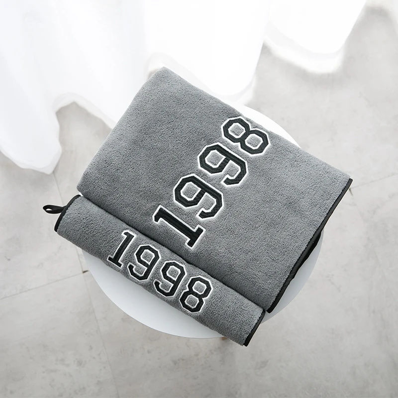 1998 Grey Xiaomi Mijia хлопковое одноцветное банное полотенце быстро сохнет мягкое пляжное полотенце для взрослых толстое высокоабсорбирующее антибактериальное полотенце 70*140 см - Цвет: 1998 Grey