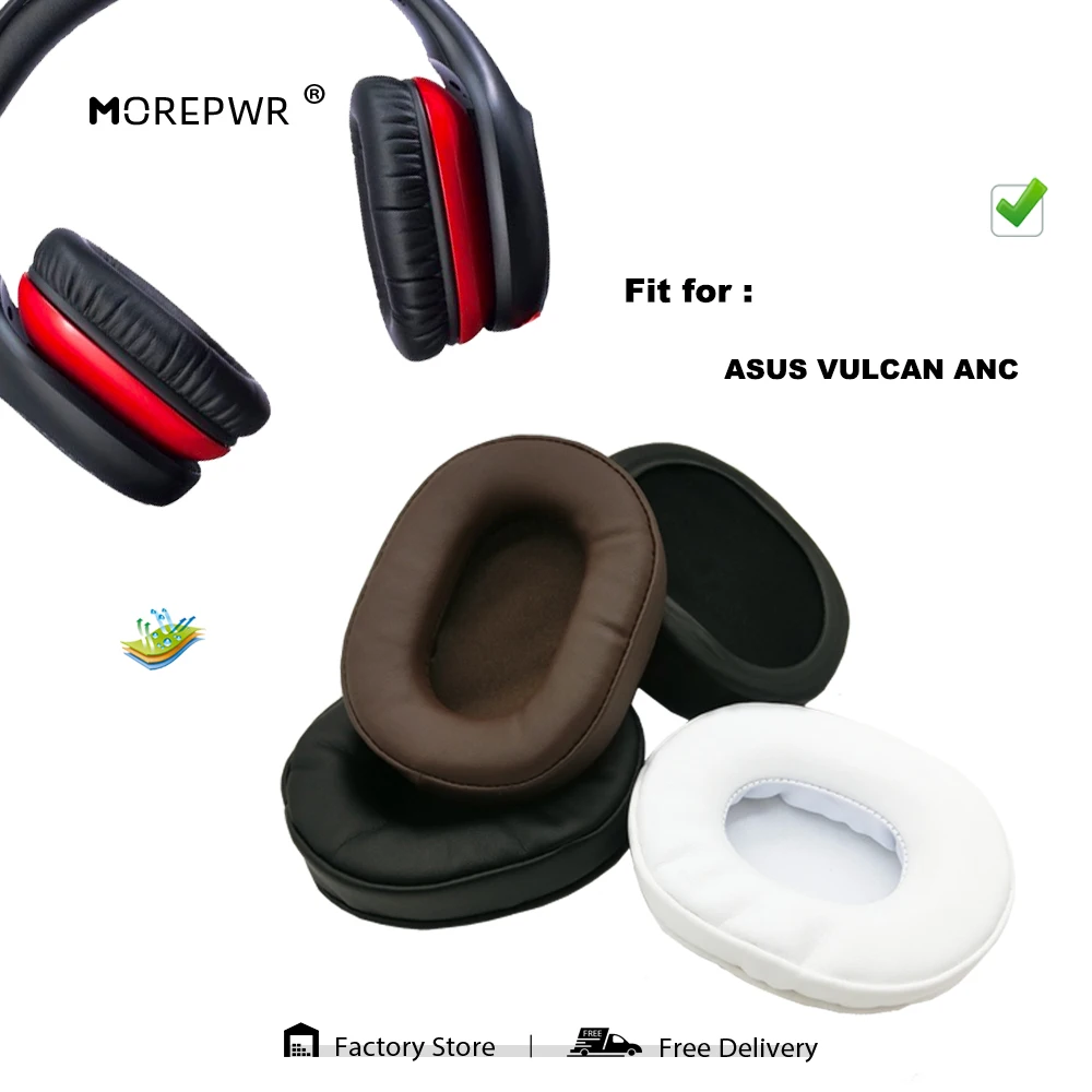 New Upgrade Replacement Ear Pads for ASUS VULCAN ANC Gaming Stereo Headset Parts Leather Cushion Velvet Earmuff Earphone Sleeve |