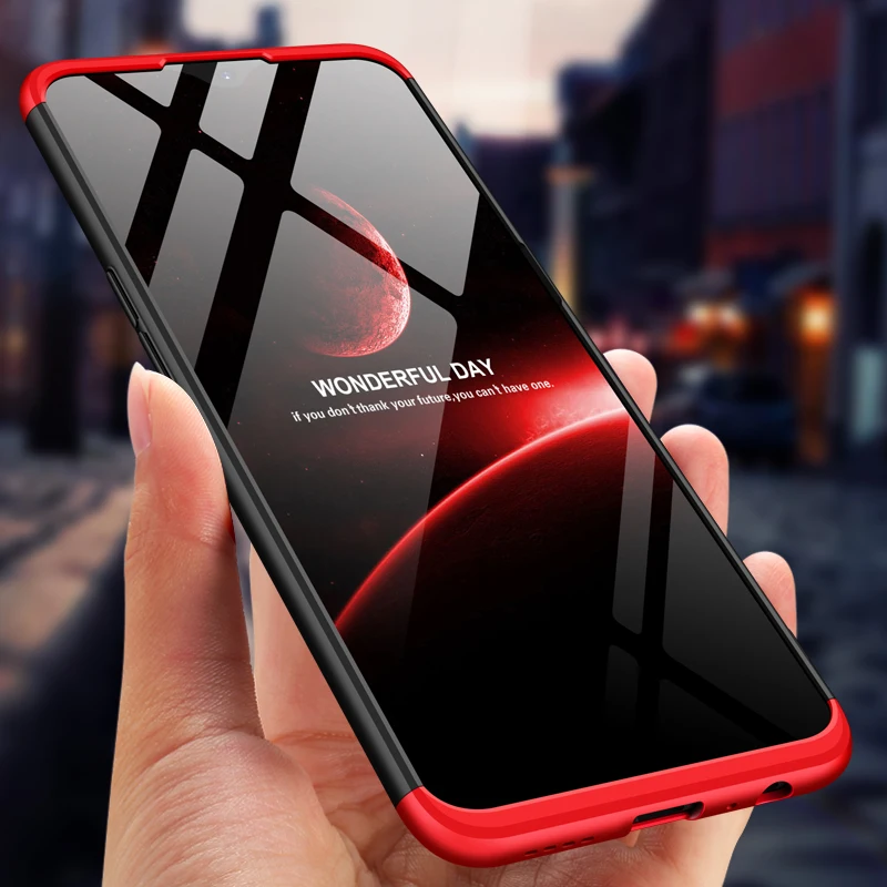Чехол на 360 градусов с полным покрытием для Oppo Realme XT X2 X 2 Pro матовый ударопрочный 3 в