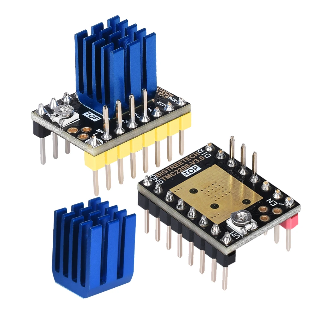 BIQU BIGTREETECH TMC2208 TMC2130 драйвер StepStick Mute SKR V1.3 Ramps1.6 1,5 скользящий мотор RepRap 3d части принтера MKS GEN L