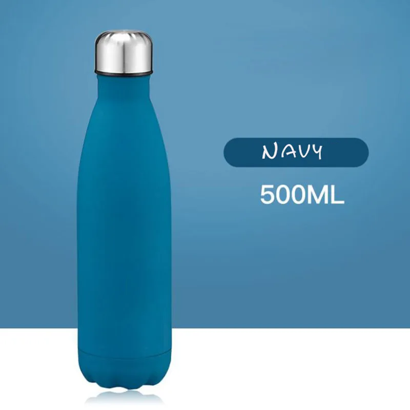 500 мл бутылка для воды, термос, кружка с двойными стенками, вакуумная Термокружка, Термокружка Из Нержавеющей Стали, спортивные изолированные бутылки для путешествий, гидрофляга