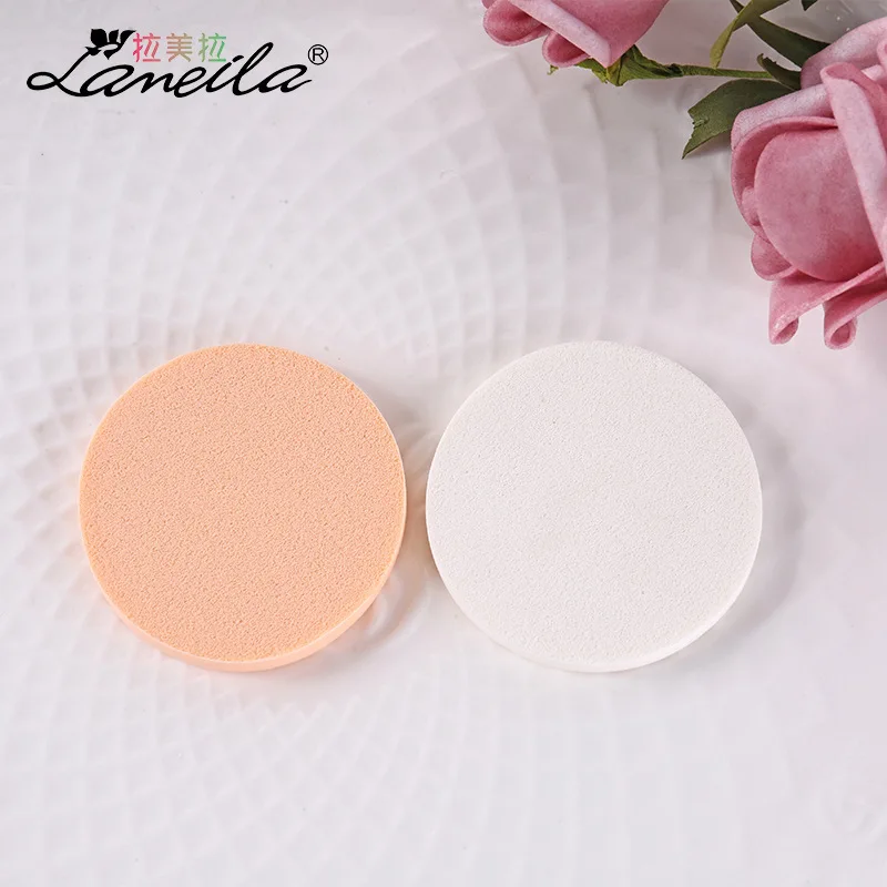 Wet And Dry Dual Purpose Makeup Puff Skin-Friendly Circle Puff Party Circle Frayed Edge Sponge 212