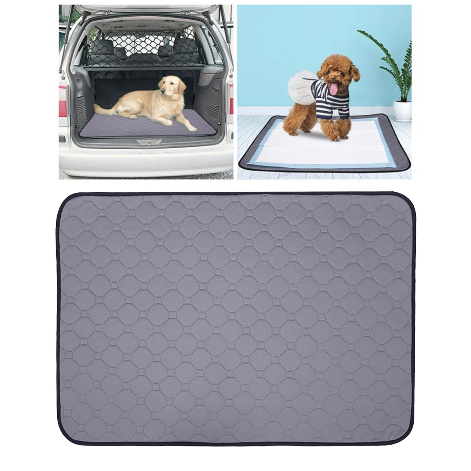 Pet Washable Pee Pads for Dogs Cats, Reusable Puppy Pad Mat for Indoor , Incontinence, Travel
