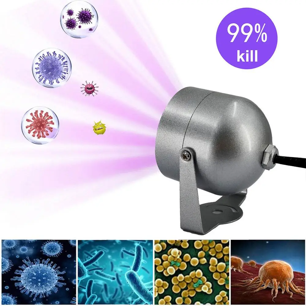 

UV Disinfection Lamp Waterproof UVC Energy Conservation Germicidal Lamp UVC Sterilizer Light 40W Home Protection US/EU/UK Plug