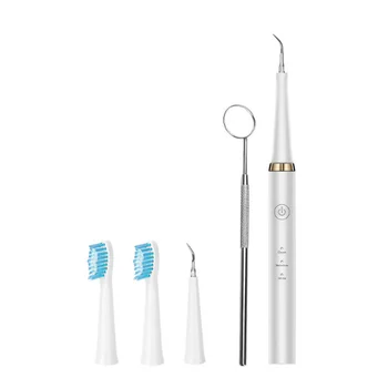 

Gears Adjustable Smoke Stains Remover Mouth Mirror Multifunction Toothbrush Teeth Cleaning Kit 3 In 1 Oral Hygiene ABS Grinder