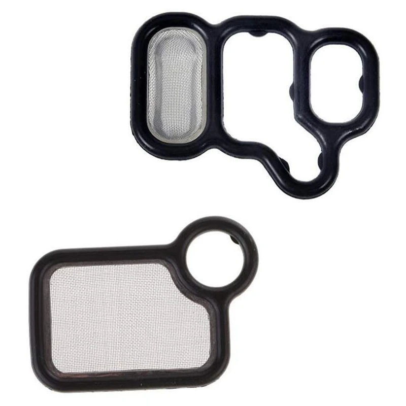 Rubber Gasket Solenoid Valve Filter Gasket Solenoid Gasket Spool Valve Filter for Honda Accord RDX CR-V Elemen ts for Acura 15815-RAA-A01 15815-RAA-A02 15845-RAA-A01