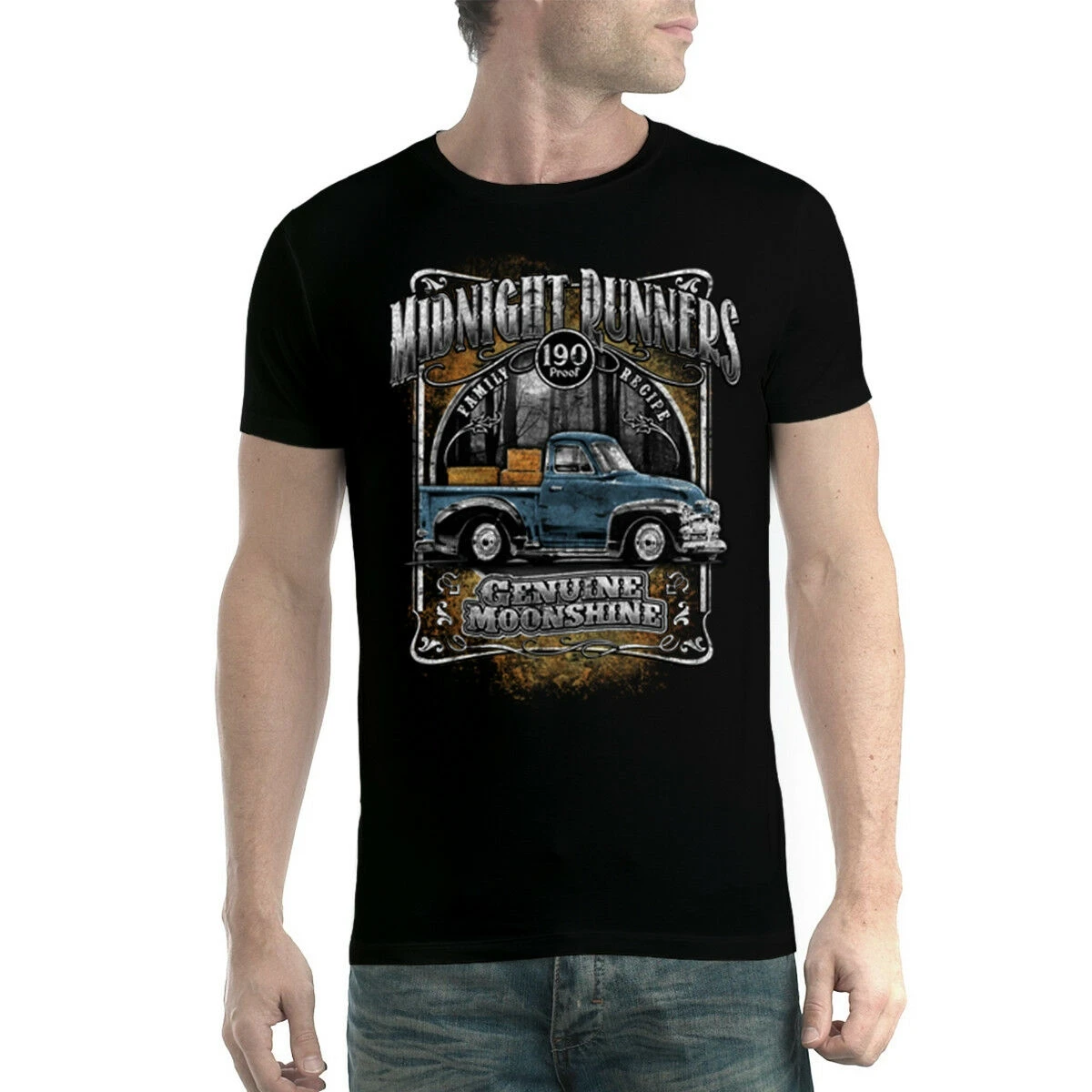 Мужская футболка Moonshine новинка XS-5XL года (1) | одежда