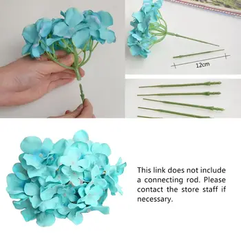

1Pc 15cm Real-Touch Artificial Flower Hydrangea Heads Without Stems For DIY Bouquets Home Centerpieces Wedding Party Decoration