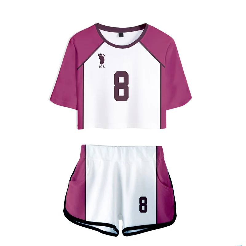 Cosplay&ware Anime Haikyuu Cosplay Costume Hinata Shoyo Shirt Shorts Nishinoya Yuu Sports Karasuno Koukou High School Volleyball Club Women -Zentai shop online H1b6dcc7880a04cc2a52f8557efb0cef08.jpg
