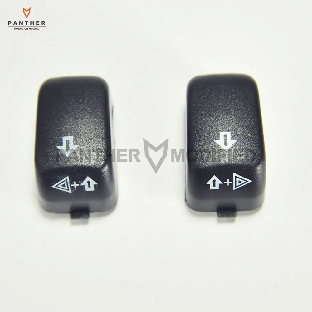 10 шт. черных кнопок для мотоцикла кнопка управления переключателем чехол Harley
