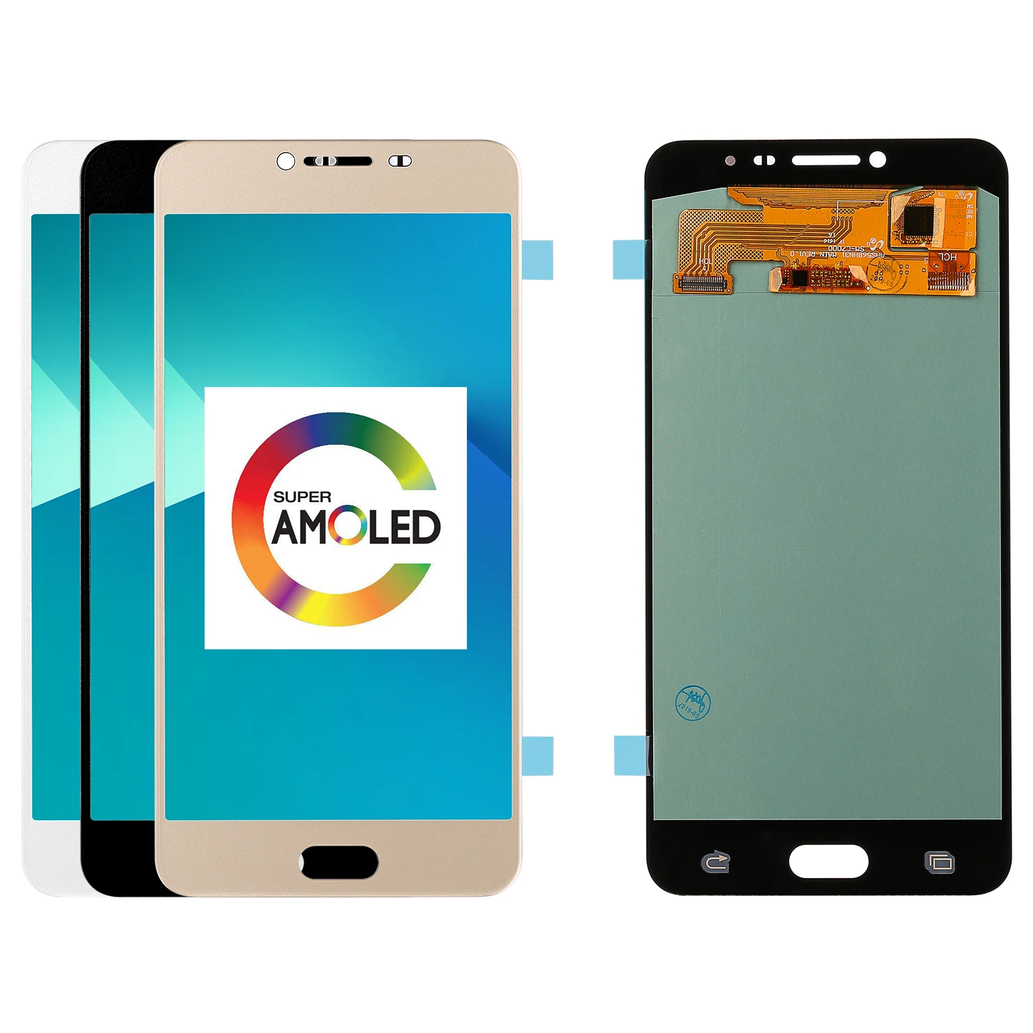 

100% Tested Working 5.7 "LCD For Samsung Galaxy C7 C7000 SM-C7000 Super AMOLED LCDs Display Screen with Touch Digitizer Assembly