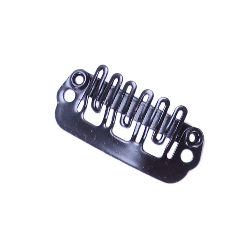 Металлическое средство для наращивания волос Lady Man Hairclip 2,3 см x 1,1 см, черный-100 шт