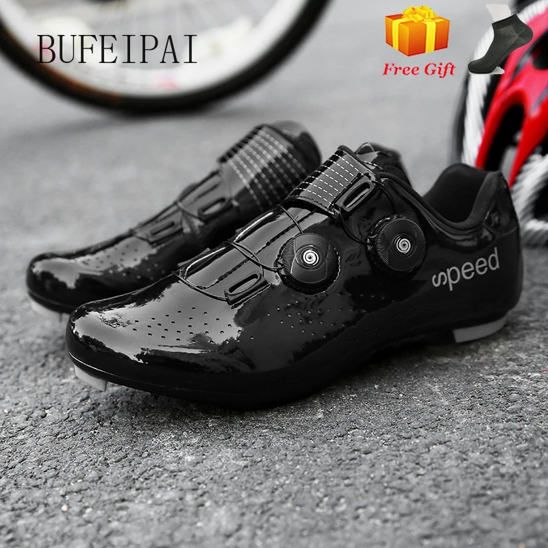 

Special double buckle bicycle shoes mountain bike road bike shoes breathable self-locking self-professional bicycle sports shoes