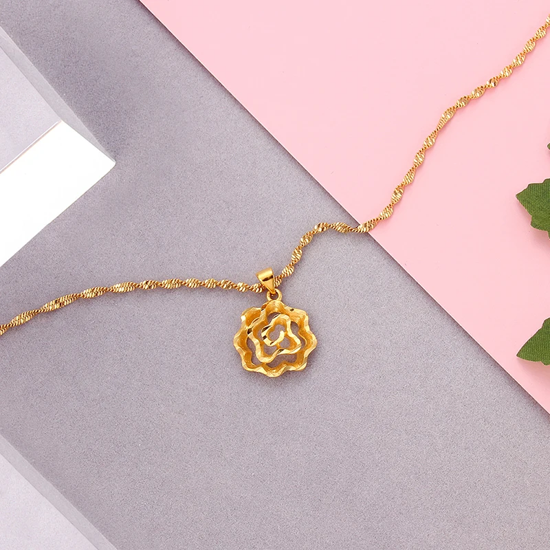 Модные покрытые 24 каратным золотом разнообразные звеньевые цепочки золотые