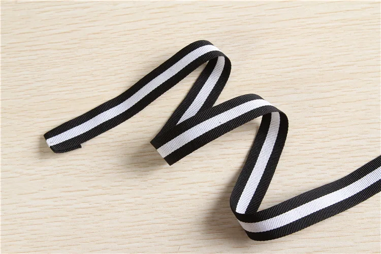 

3/8" 10MM Knitting Stripe Webbing Sport Pants Cloth Elastic Band Stretching Lace Ribbons DIY Garments Accessories