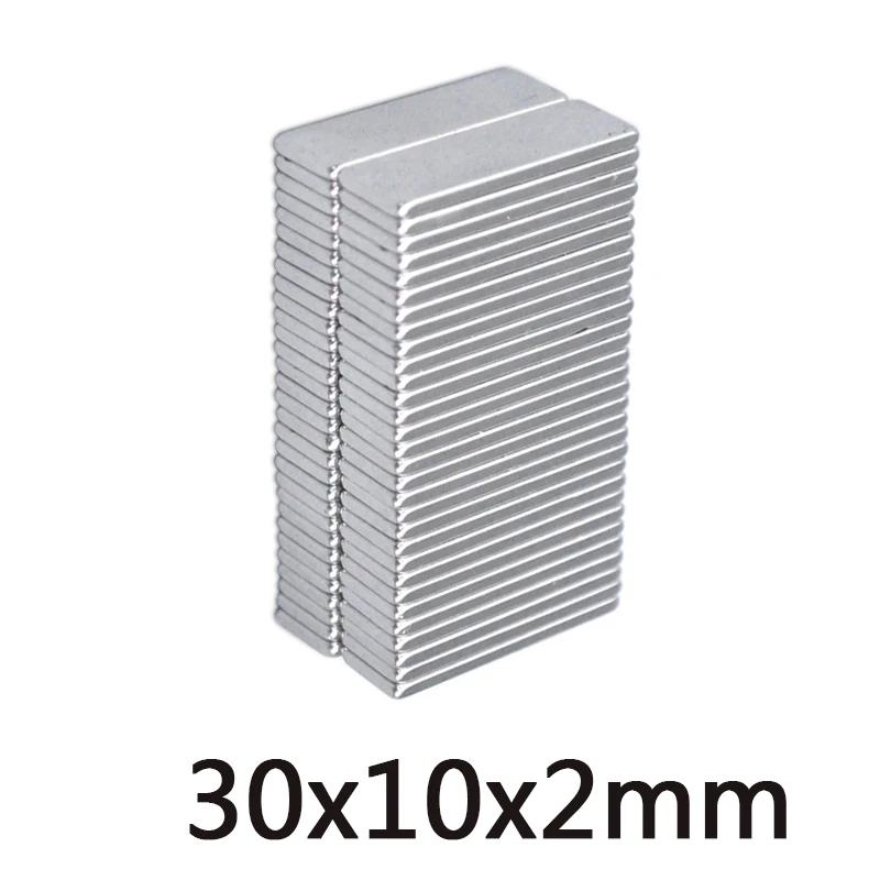 

5/10/15PCS Super Strong Craft Fridge 30*10*2mm Magnets Cuboid Block Neodymium Magnet 30 x 10 x 2 mm Rare Earth N35