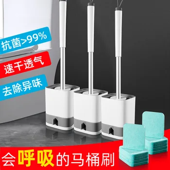 

Diatom Mud Chamber Pot Brush Household TPR No Blind Angle Chamber Pot Cleaning Useful Product Decontamination Antibacterial Toil