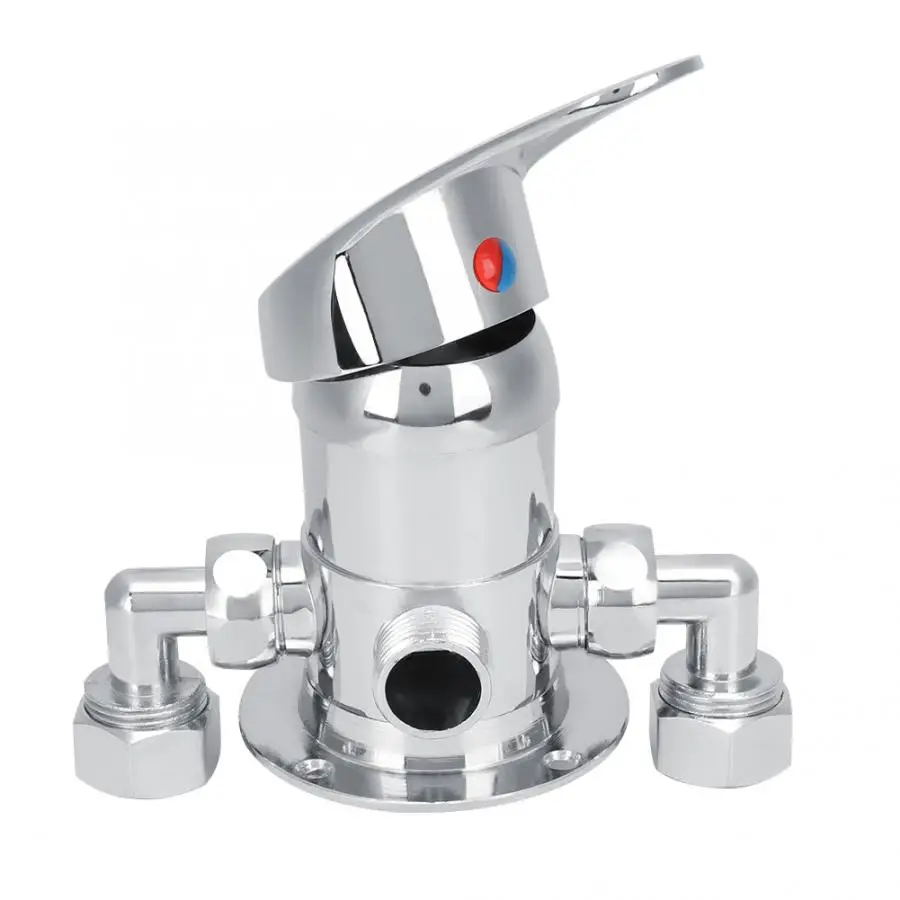 

Shower Valve Tap G1/2in Bathroom Zinc Alloy Solar Shower Water Mixing Valve Multi-Functional Tee Angle Valve Shower Mixers with