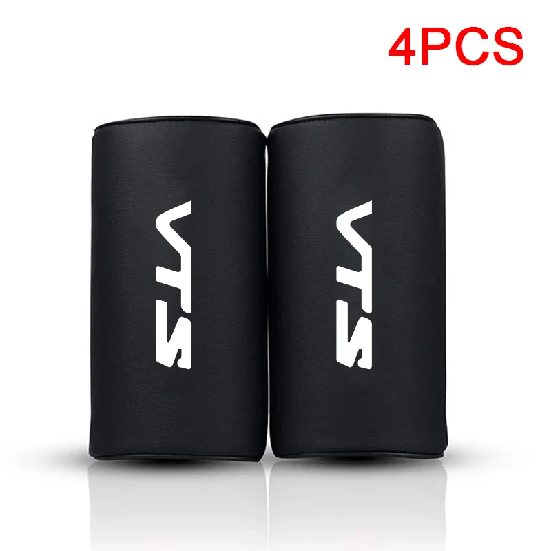 Автомобильная Интерьерная подушка для поддержки шеи для vts для Citroen C2 C4 C5 C6 Pu Автомобильная Подушка подголовник подушка для шеи Автомобильный подголовник - Цвет: 4PCS