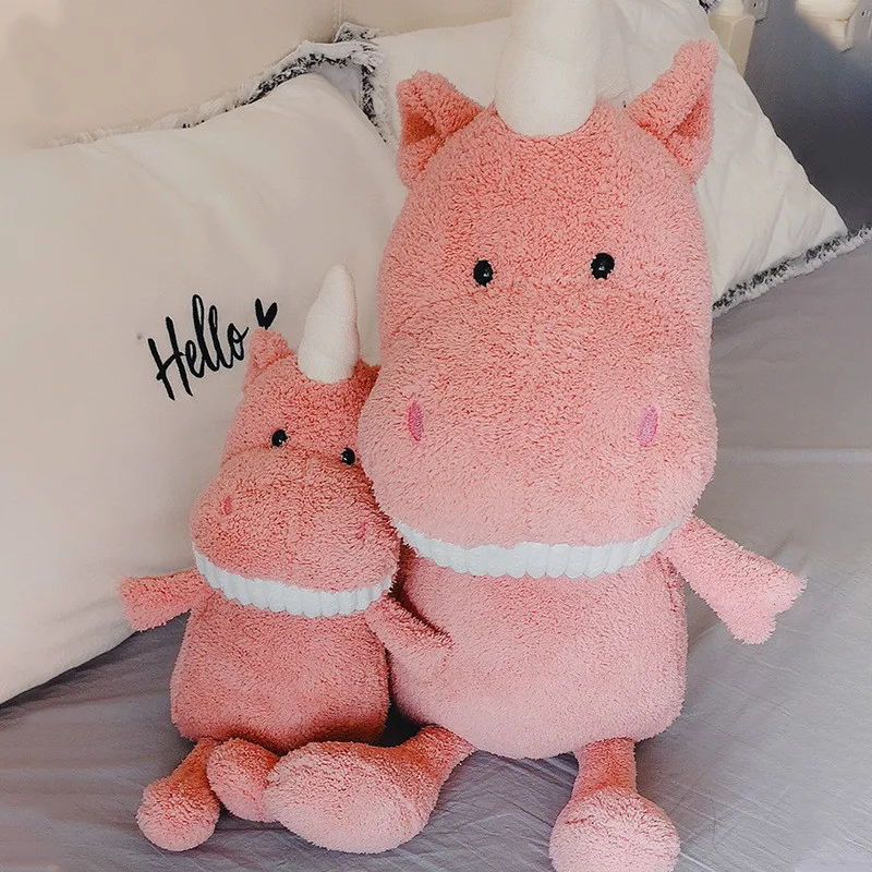 

Girl Heart Unicorn Doll Plush Toy Stuffed Animal Plush Doll Expression Pack Pillow Creative Valentines Day Gift for Kids
