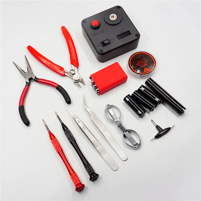 Легко обновляемый мастер-катушка V3 DIY Kit все-в-одном CoilMaster V3 + электронная Сигарета RDA инструмент для намотки испарителя сумка аксессуары Vape va