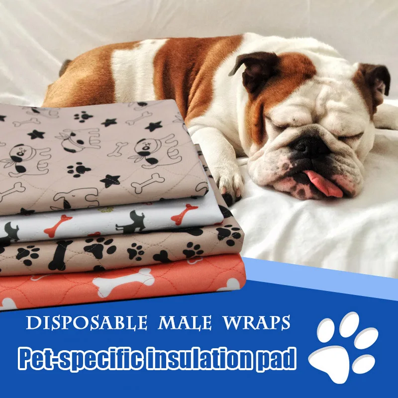 

1 Pcs Washable Waterproof Dog Pee Whelping Pads Reusable Extra Absorbent Mat LBShipping