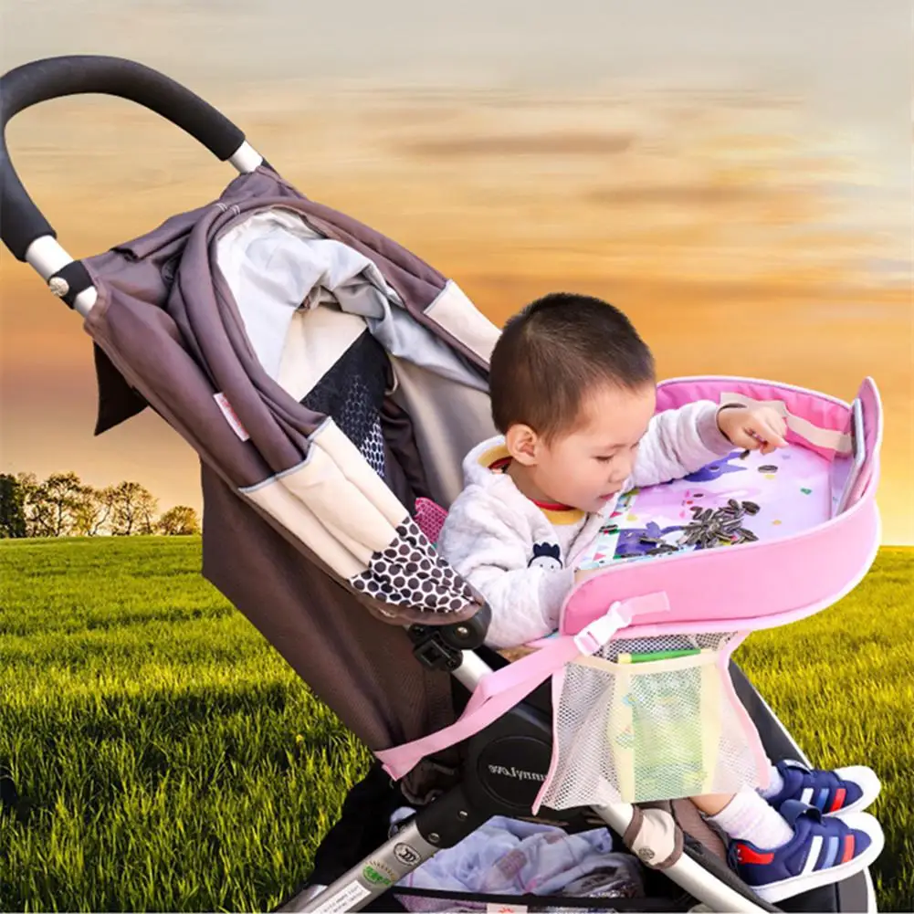 Kidlove Baby Многофункциональный портативный Настольный мультяшный стол для безопасности автомобиля водонепроницаемый стол для напитков автомобильный стул держатель для коляски