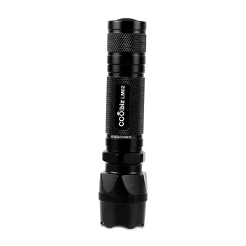 

Led Flashlight Ultra Bright Torch Highlight Camping Light Tactiacl Modes Waterproof Zoomable Bicycle Light Use Lm02 Battery