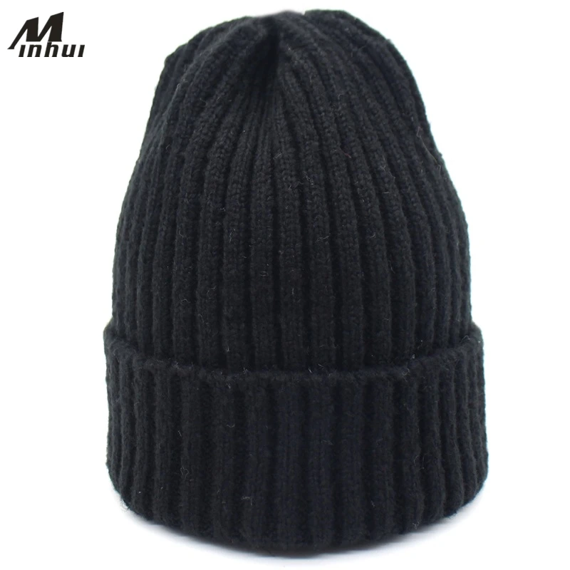 

Minhui Knitted Bonnet Beanies Autumn Winter Hats for Women Girls Kids Hat Skullies Caps for Adult and Children