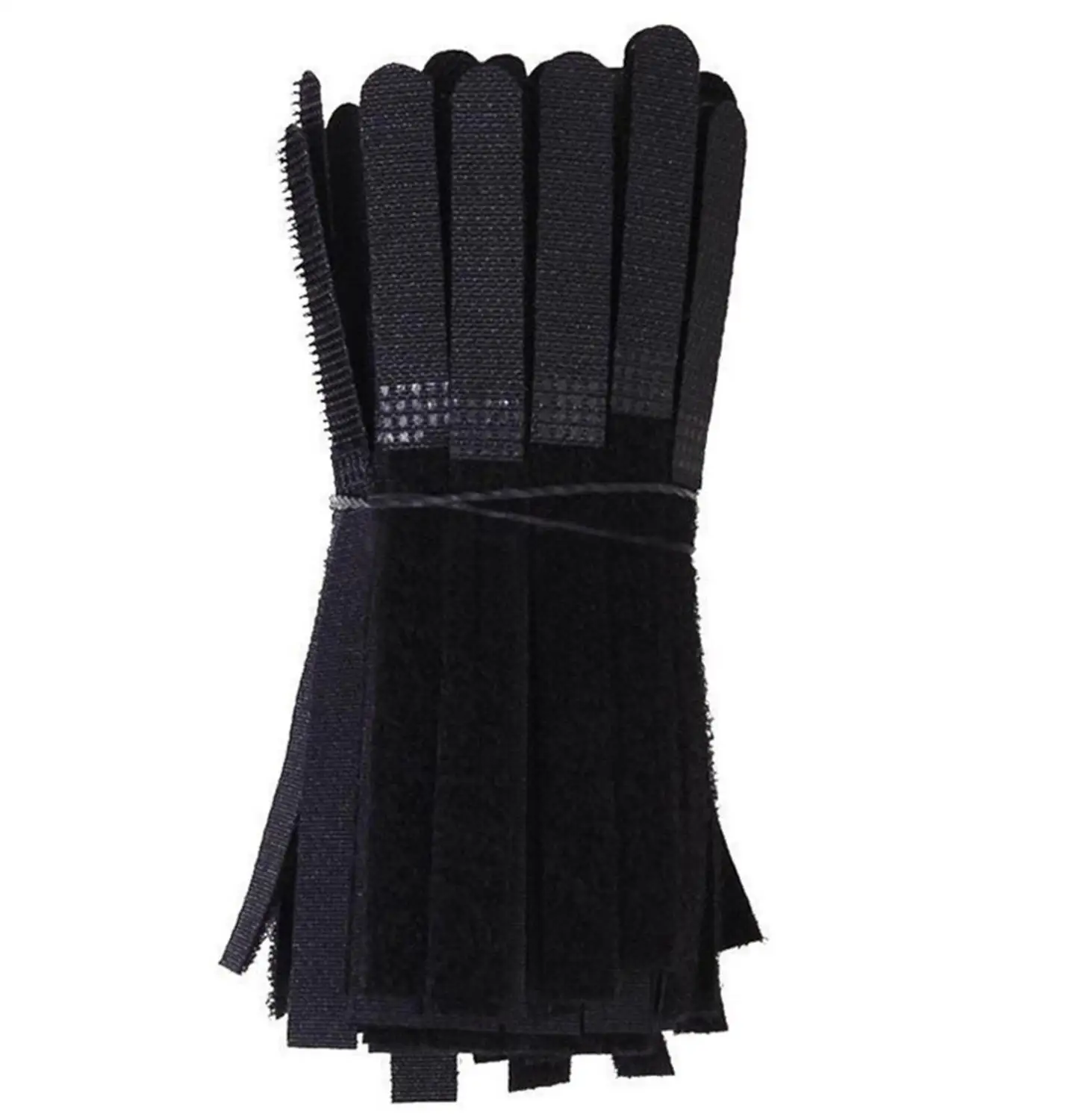 100PCS Strips Cable Rope Wire Organizer Reusable Black organizar cables Organizer Management For Computer Charger#15F