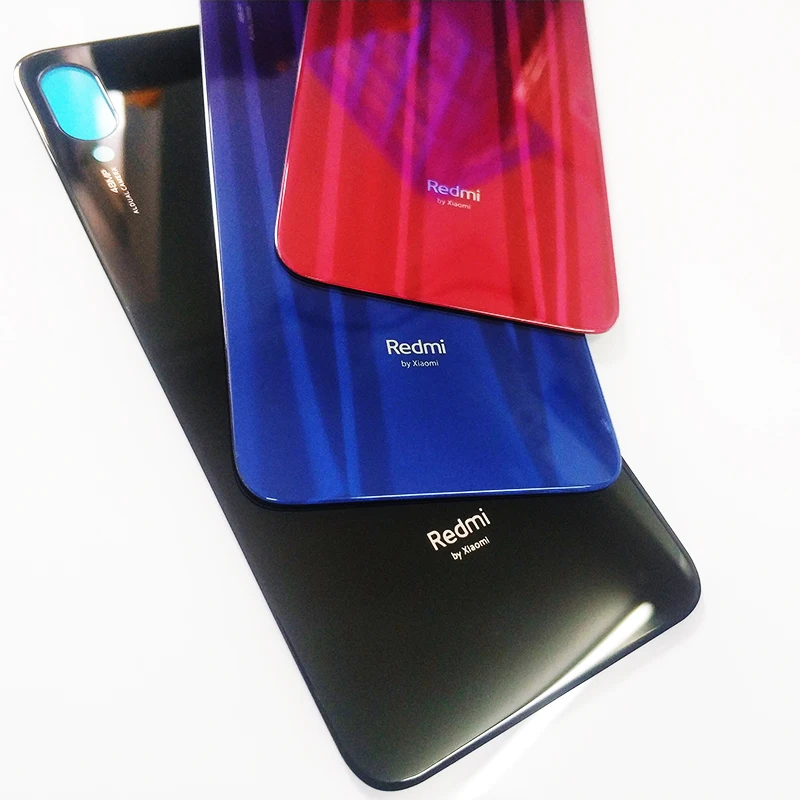 Xiaomi Redmi Note7 Note 7 Pro, задняя крышка, чехол для батареи, стекло, задняя дверь, корпус, крышка, замена для Redmi note 7 pro, чехол для телефона